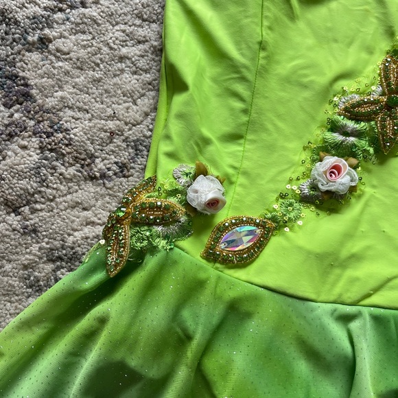 Custom Green Ballet Fairy Garden Dance Costume - Picture 3 of 5